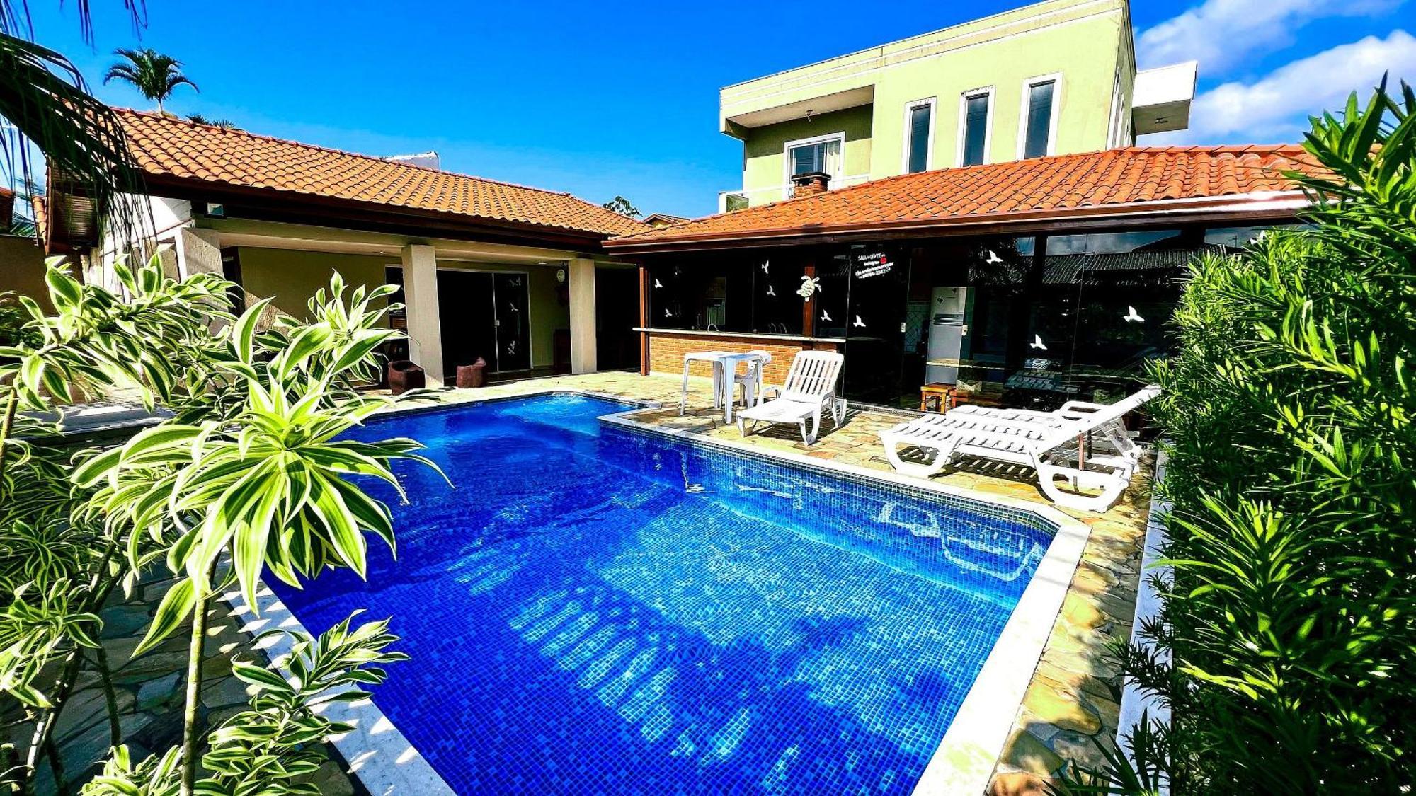 Praia/Piscina Com Hidro /Pebolim/Sinuca E Wi-Fi Caraguatatuba Eksteriør billede