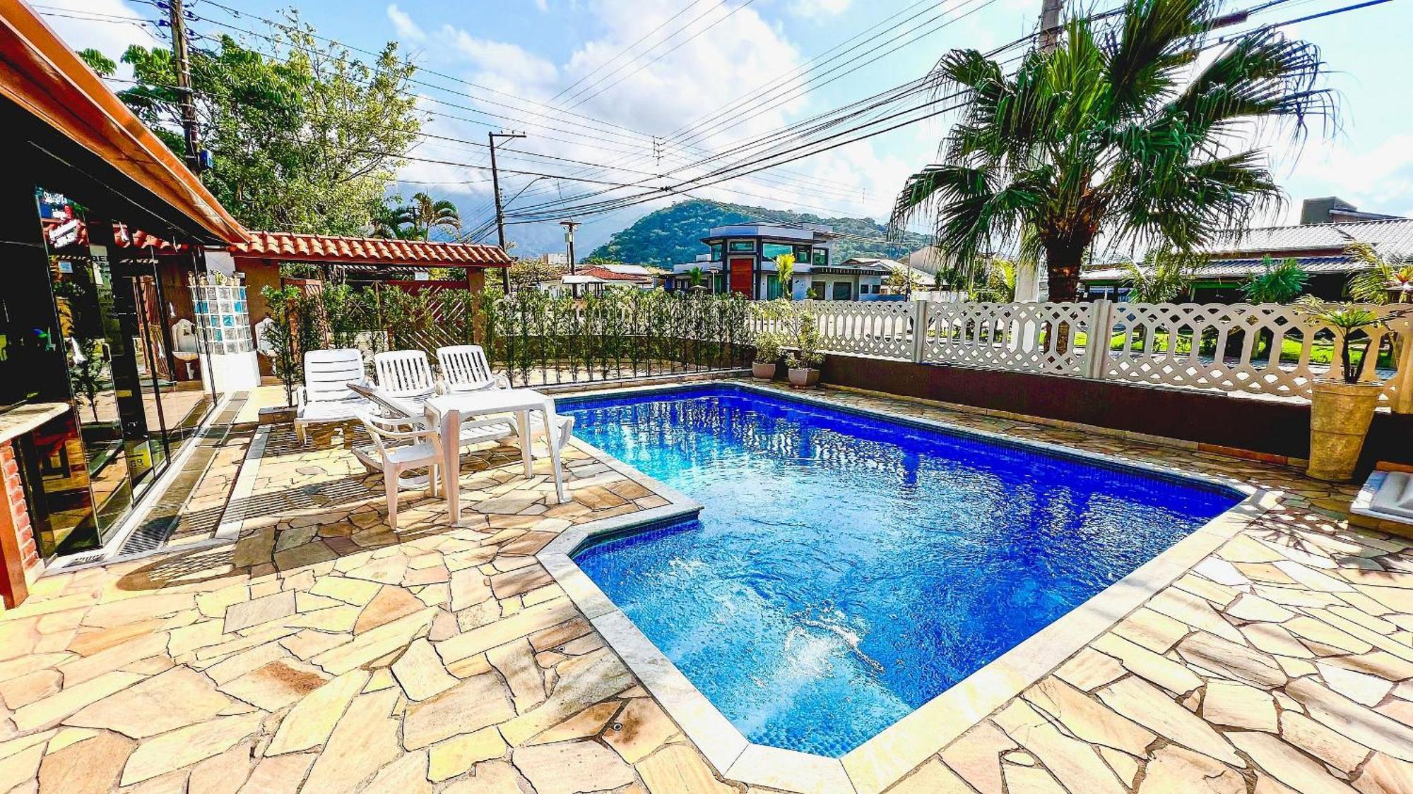 Praia/Piscina Com Hidro /Pebolim/Sinuca E Wi-Fi Caraguatatuba Eksteriør billede