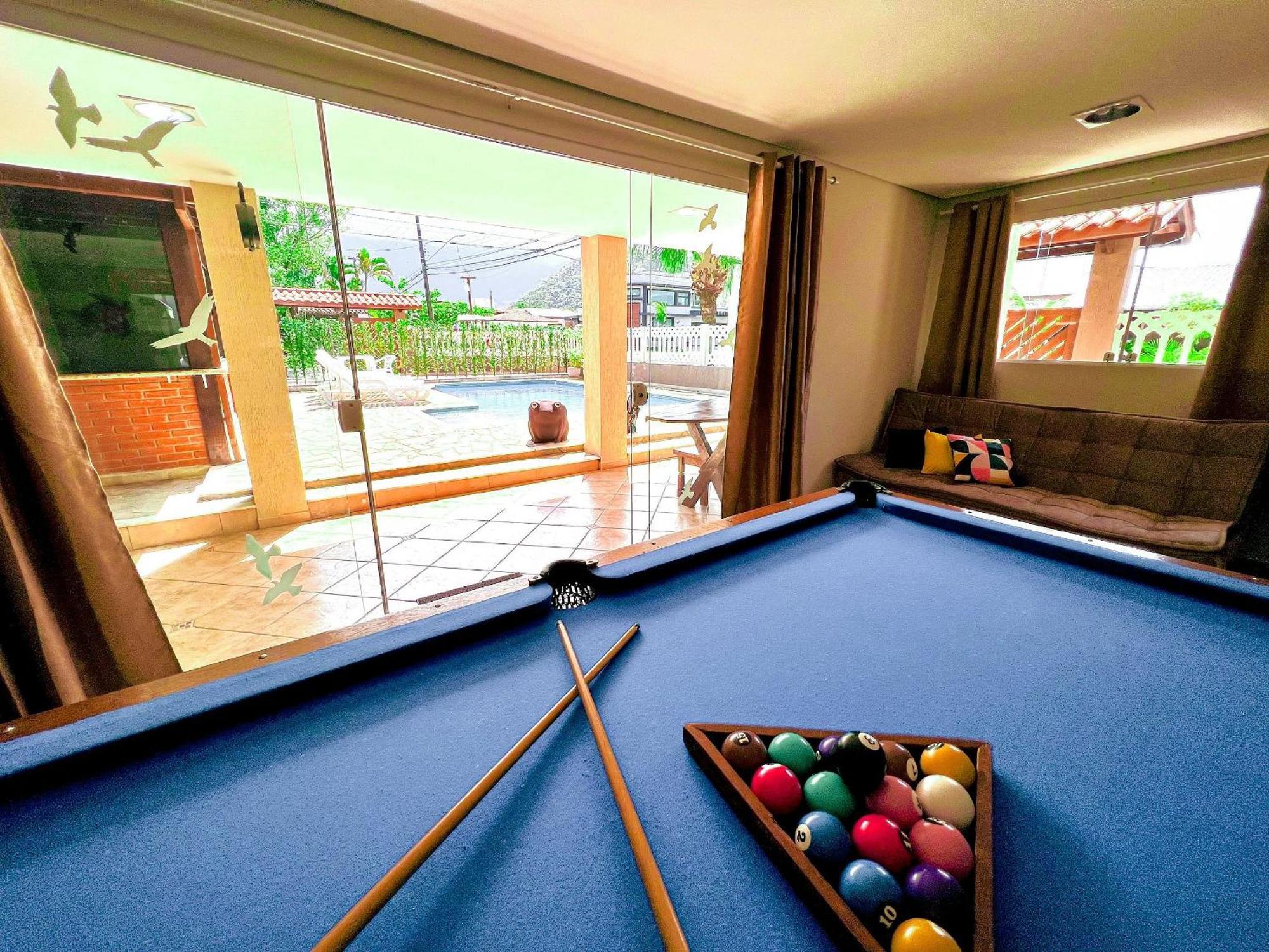 Praia/Piscina Com Hidro /Pebolim/Sinuca E Wi-Fi Caraguatatuba Eksteriør billede