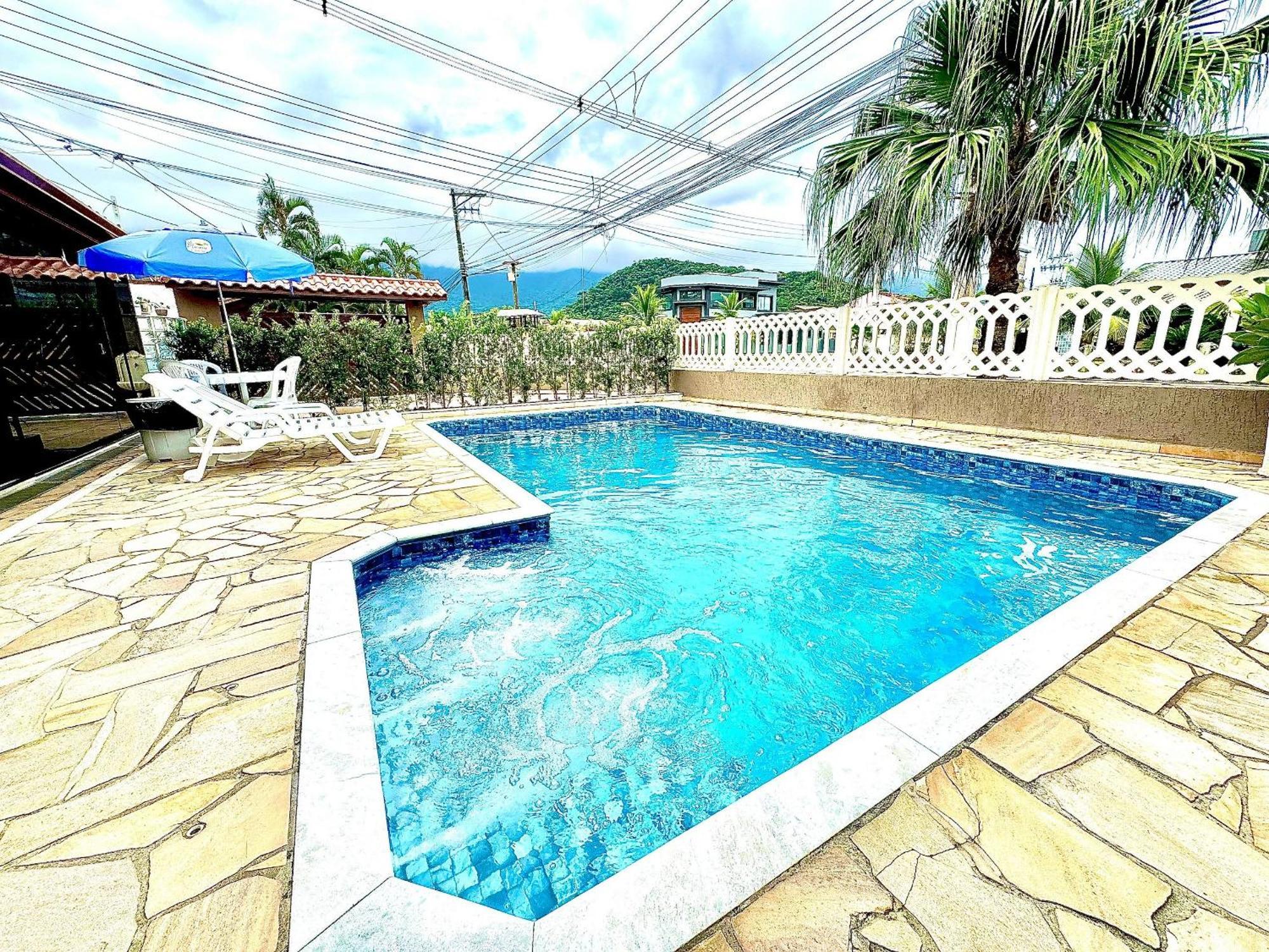 Praia/Piscina Com Hidro /Pebolim/Sinuca E Wi-Fi Caraguatatuba Eksteriør billede